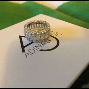 Adinas Jewels emerald stone ring